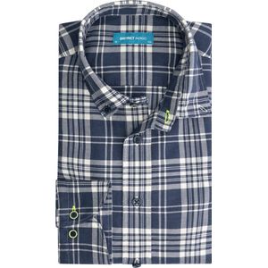 District Indigo Overhemd Ruit Blauw (7.12.045.734 - 214)