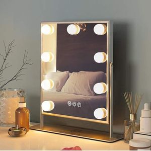 Hollywood Spiegel - Hollywood Spiegel Met Verlichting - Hollywood Spiegel Lampen Verstelbaar - 100% Tevredenheidsgarantie - 3 Standen - 14 Leds