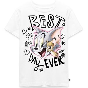 Tom En Jerry Best Day Ever Tekening Premium T Shirt Kinderen