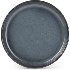 Bonbistro Plat bord 13.5cm donker blauw Pila (Set van 4)