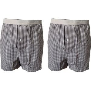 Embrator mannen Boxershorts 2-stuks geruit maat XXL