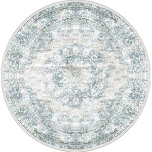 Vloerkleed Viola Blue - Rond ø120 cm