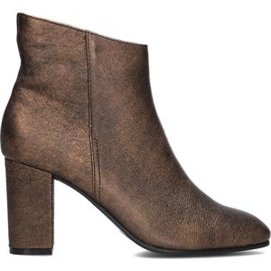 Notre-V Diane-02 Enkellaarsjes - Enkelboots met rits - Dames - Goud - Maat 39