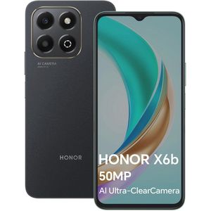 Smartphone 4GB RAM, 128GB Opslag, 50MP Camera, 5200mAh Batterij, 6,56 inch, Android 14, Dual-SIM, NFC