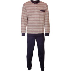 Paul Hopkins Heren Pyjama - Gestreept - Rood/Grijs - Maat S