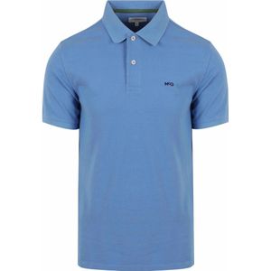 McGregor - Classic Piqué Polo Mid Blauw - Regular-fit - Heren Poloshirt Maat 3XL
