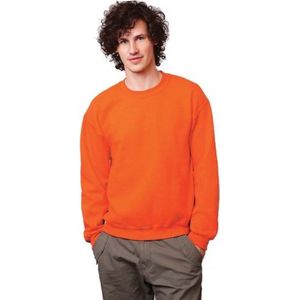 Oranje sweater voor dames en heren S