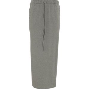 Knit Factory Lily Rok - Dames rok - Midi-rok - Rechte rok - Kokerrok - Met steekzakken - Reikend tot kuithoogte - Urban Green - XL