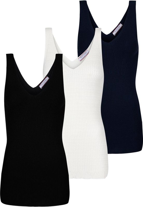 Felix Hardy Top  marine / zwart / wit