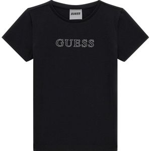 Guess Girls Shirt Zwart - Maat 140