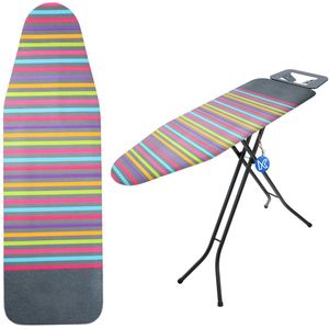 KADAX - Strijkplankhoes - Strepen - 135 x 50 cm - Vervangende Strijkplankhoes voor Stoomstrijkijzer