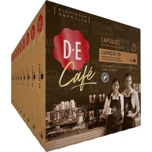 Douwe Egberts D.E Café Lungo Koffiecups - Intensiteit 10/12 - 10 x 20 capsules