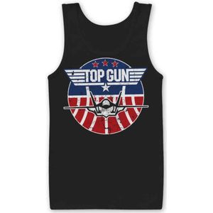 Top Gun Tanktop -M- Tomcat Zwart