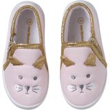 Canvas Sloffen - Lichtroze - Voor Baby's - Met Rits - Antislip Buitenzoal