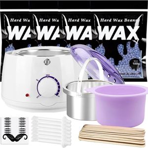 Equivera Wax Apparaat - Ontharingsapparaat - Geschikt voor Ontharen van het hele Lichaam - Wax Set - Wax Bonen - Waxen