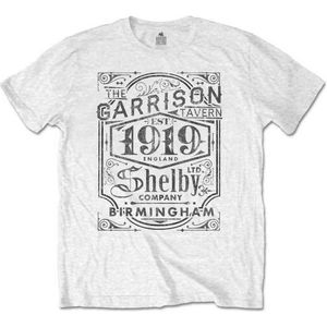 Peaky Blinders - Garrison Pub Heren T-shirt - L - Wit