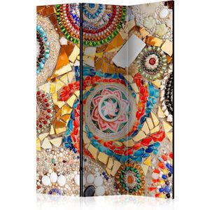 Kamerscherm - Scheidingswand - Vouwscherm - Moroccan Mosaic  [Room Dividers] 135x172 - Artgeist Vouwscherm