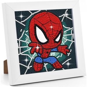Kinderset Diamond Painting - 5D DIY Afbeeldingen voor Kinderen - Met Lijst - Crystal Diamond Painting - Knutselen voor Meisjes en Jongens 6-12 Jaar - Kunst