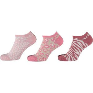 iN ControL 3pack sneakersocks ANIMAL pink 31/34