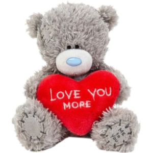 Me to you Knuffel - Beer - Love you more - Hart - 11cm