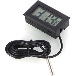 Mini LCD digitale thermometer met externe sensor voor koelkast, vriezer, aquarium