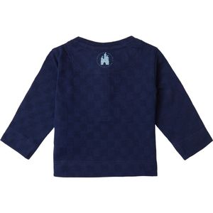 Noppies Boys Tee Bradley long sleeve Jongens T-shirt - Peacoat - Maat 80