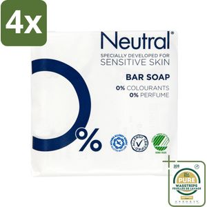 Neutral - Zeep - Bar Soap - Gevoelige huid - 2 Bars - Voordeelverpakking - 4 stuks - Gevoelige huid - Bar soap