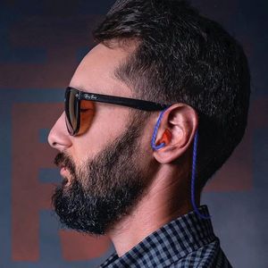 5 paar oordopjes met koord, herbruikbare siliconen oordopjes met koordje, oordopjes met bandje, slaapruisonderdrukking voor gehoorbescherming