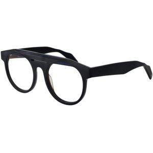 Yohji Yamamoto - Accessoires - Heren - Zwart - Plastic - Aviator Monturen