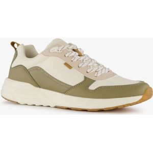 Blue Box heren sneakers groen beige - Maat 47 - Uitneembare zool