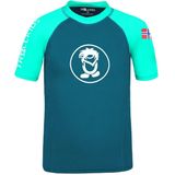 Trollkids - Kvalvika - T-shirt - Groen - Korte Mouwen - UV-bescherming 50+