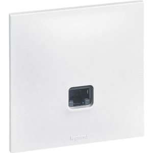 RJ45 Cat 6 FTP Ethernet Stopcontact - Multimedia Wandcontactdoos voor Gigabit Ethernet - Geschikt voor Breedbandtransmissies