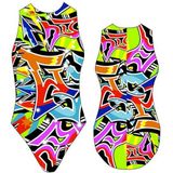 Turbo Grafitti Zwemkleding Veelkleurig S Vrouw