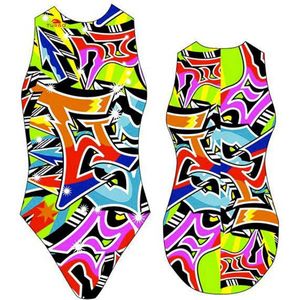Turbo Grafitti Zwemkleding Veelkleurig S Vrouw