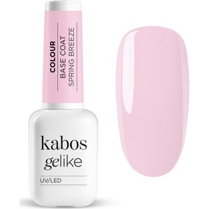 Kabos Kleurrijke hybride basis Gelike Colour Base Coat 2in1 Spring Breeze / Lentezucht 10ml