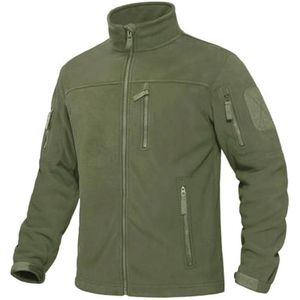 Winter Fleece Jassen voor Mannen | Warm Winddicht en Tactisch Design met 6 Zakken