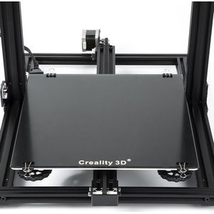 Creality CR-10/CR-10S bed upgrade getemperd glas met speciale coating