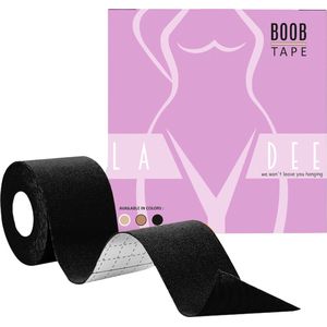 Boob Tape - Plak bh - boobtape 5 meter kleur Night - borst tape - bh tape