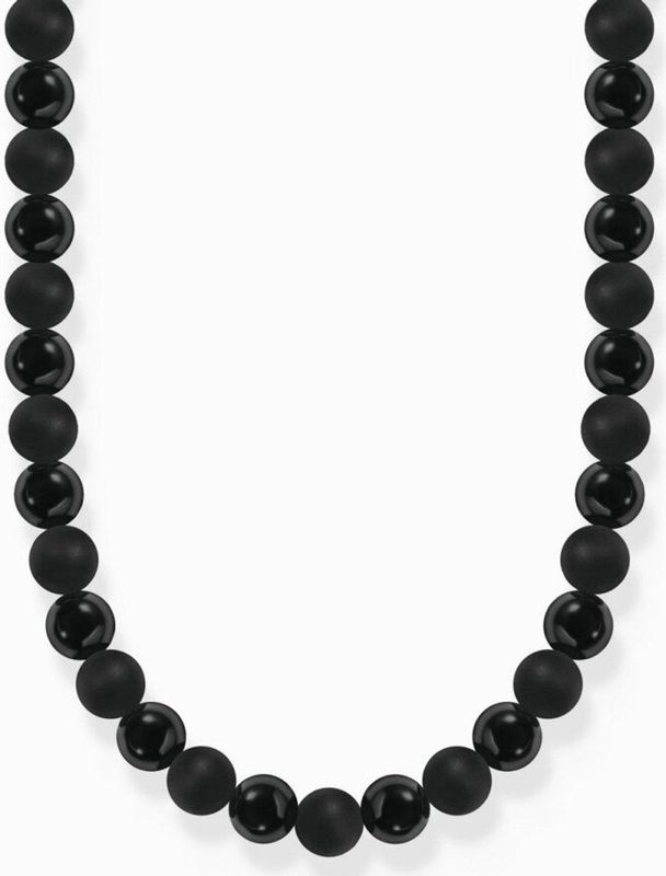 Thomas Sabo - KE2304-698-11 - Ketting - Zwart - Gerecycled Zilver - 70cm