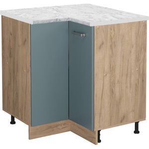 Vicco R-Line Keuken Hoekkast – 75.6 cm WB Marmer Blauw-grijs WB Marmer