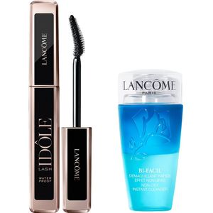 Lancôme Lash Idôle Mascara - 001 Black & Lancôme Bi-Facil Oog Make-up Remover - Instant cleanser - Voor alle Huidtypes & Waterproof Make-up - 75ml