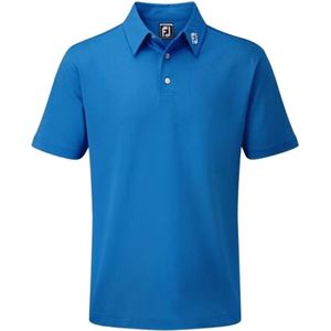 Footjoy Pique Poloshirt 91817 Cobalt Blauw