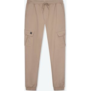 Solution Clothing Henry - Cargo Broek - Regular Fit - Broeken - Joggingbroek - Volwassenen - Heren - Mannen - Beige - XXL