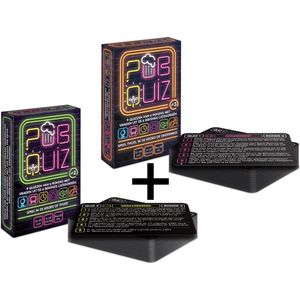 Combi-deal: Pubquiz #2 + #3 (over 2023 en **2024**) - Kaartspel - Pocketformaat Quizspel - 2x 9 Nederlandse quizzen / totaal 396 vragen