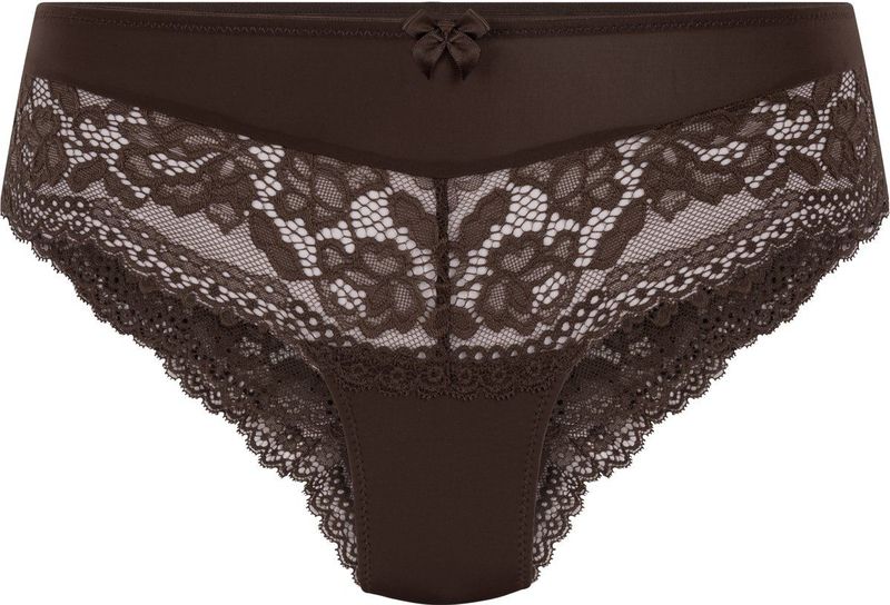 Hunkemöller - Brazilian Short Valencia - Bruin - Dames Lingerie