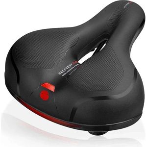 Ergonomisch Fietszadel - Breed Zadel voor Dames en Heren - Schokabsorberend - Universeel Zadel Voor Mountainbike Stadsfiets E-bike Hometrainer - Tourzadel