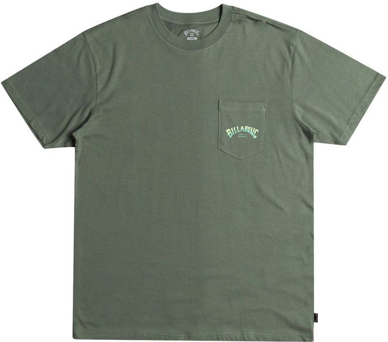 Billabong Stacked Arch T-shirt Met Korte Mouwen Groen XL Man