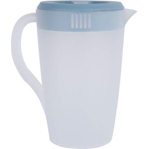 Kunststof waterkan met deksel voor koud en warm water, thee, koffie, melk, dranken, ijsthee, cocktail