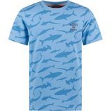 TYGO & vito X403-6436 Jongens T-shirt - Bright Blue - Maat 134-140