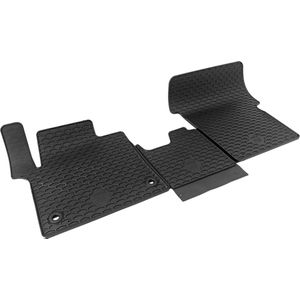 Walser DirtGuard rubberen voetmatten geschikt voor Citroen Spacetourer/Peugeot Traveller/Toyota Proace Verso 2016 - Vandaag, Fiat Ulysee 2022 - Vandaag, Opel Zafira Bus 2019 - Vandaag